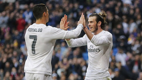 Ronaldo 2 bàn, Benzema 3 bàn, Bale lập Poker Real thắng hủy diệt 10-2